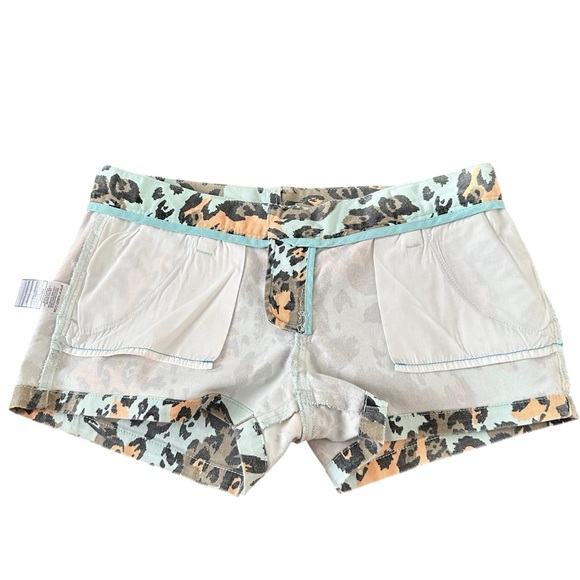 Hurley Leopard Print Shorts Youths Girls size 7 - Picture 14 of 16